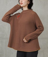 モデル着用画像（ブラウン)