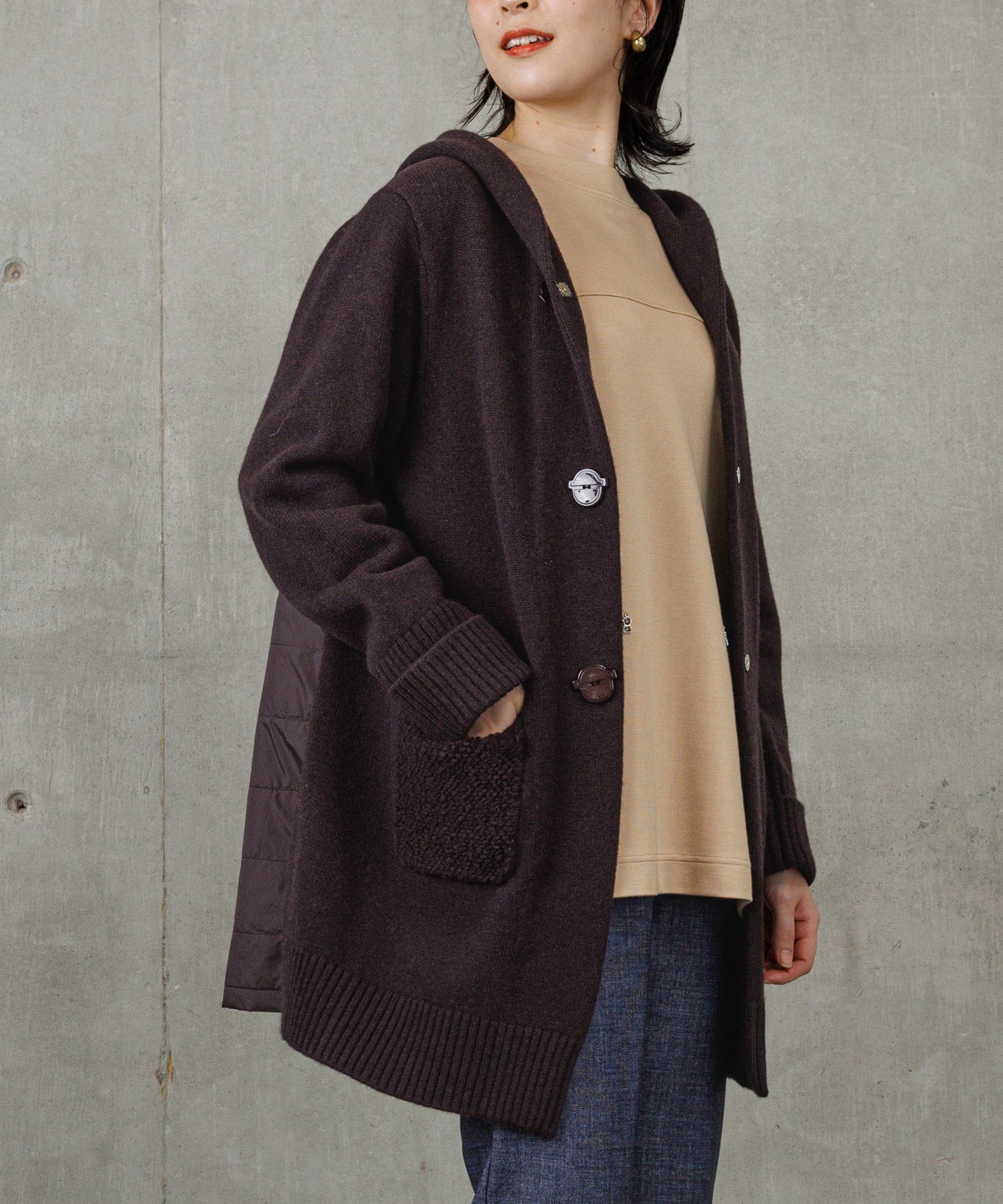 モデル着用画像(ブラウン)