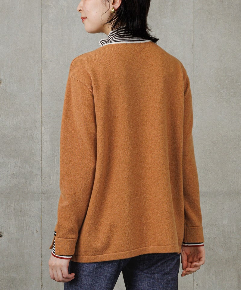 モデル着用画像(キャメル)