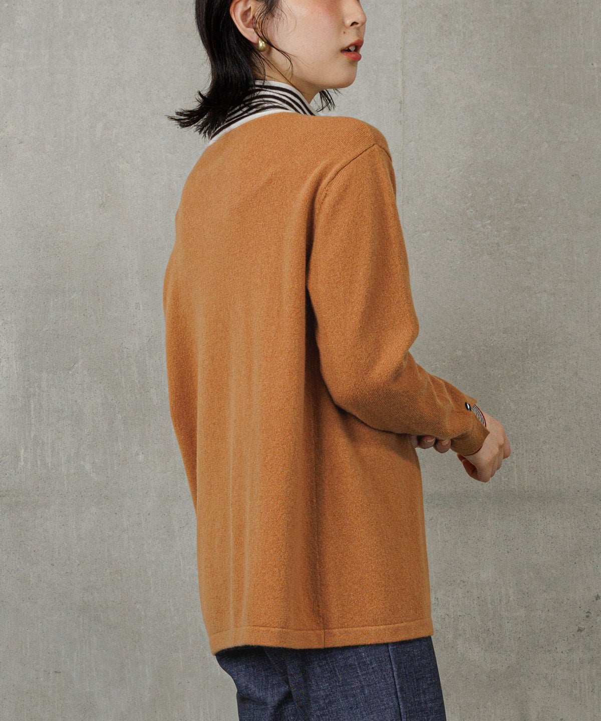 モデル着用画像(キャメル)