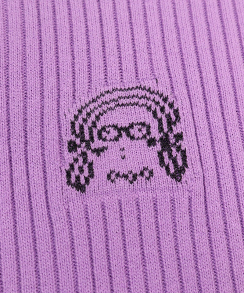 刺繡部分（パープル）