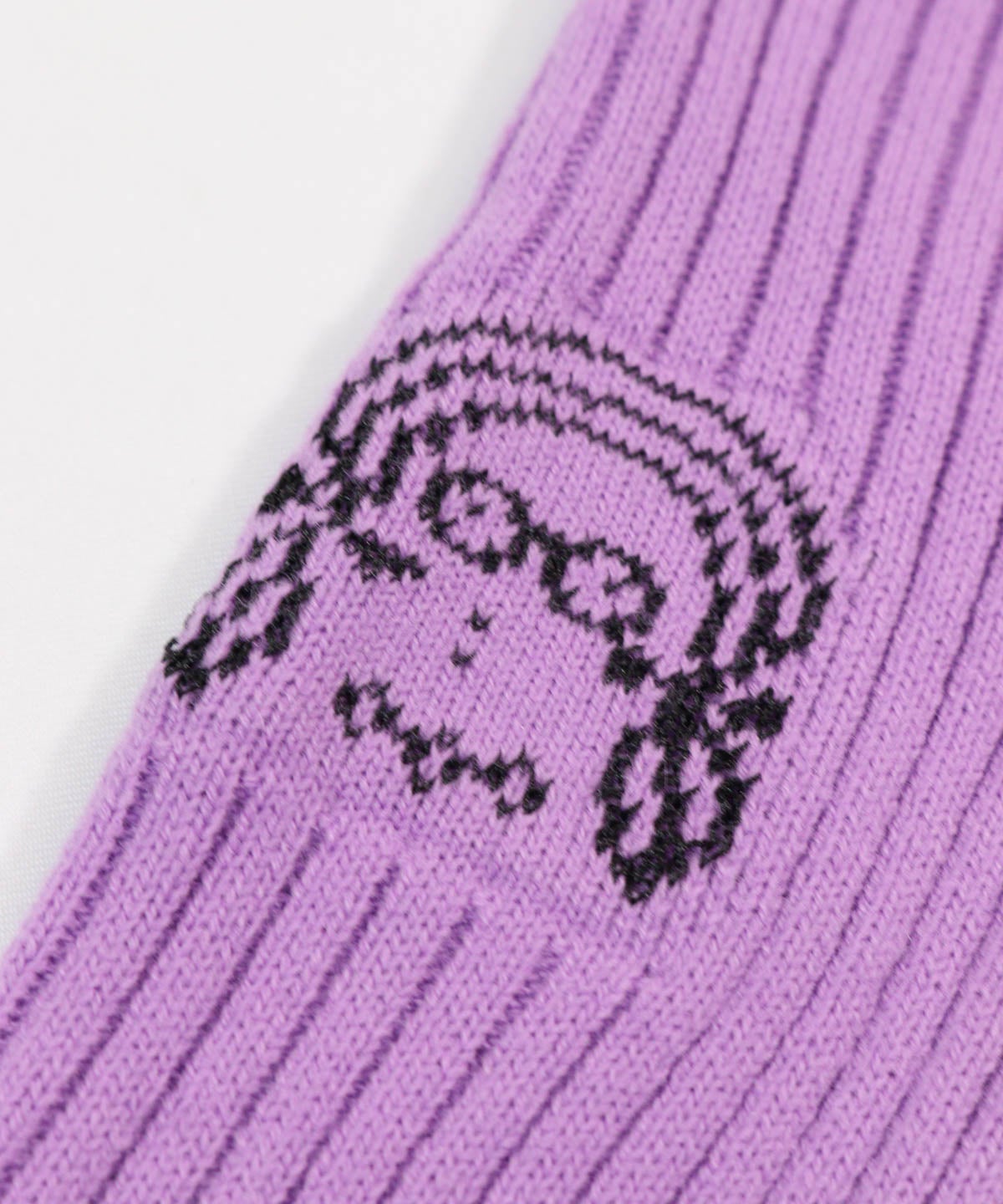 刺繡部分（パープル）