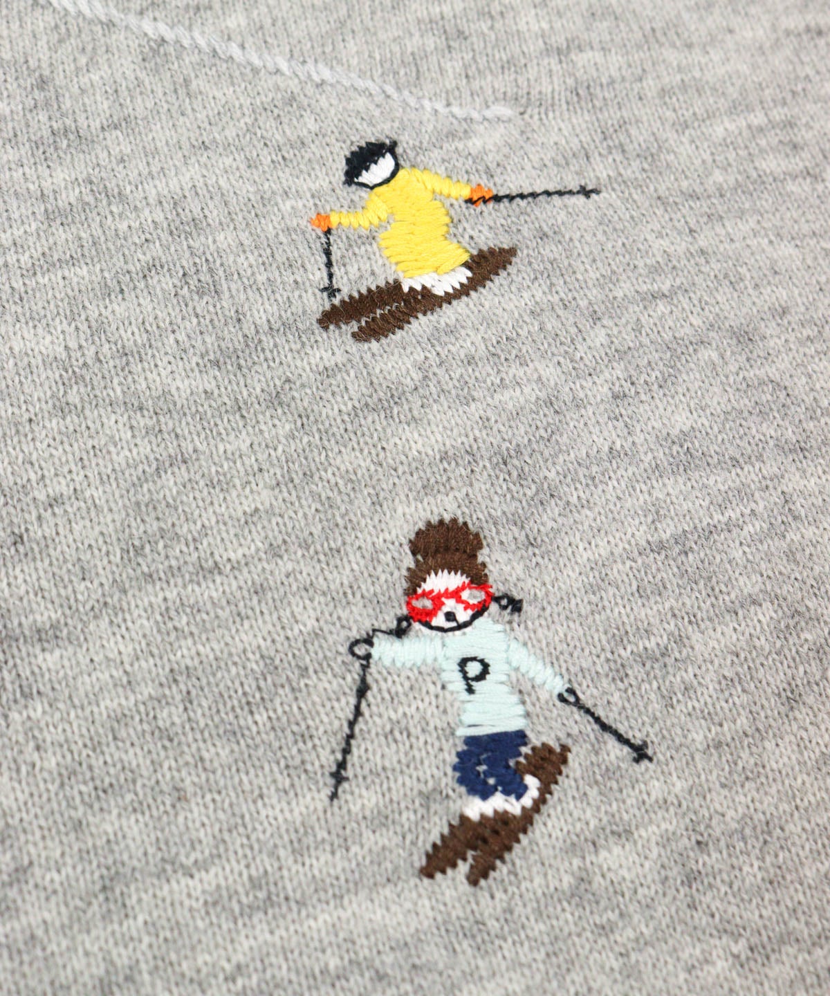 刺繍部分(ライトグレー)