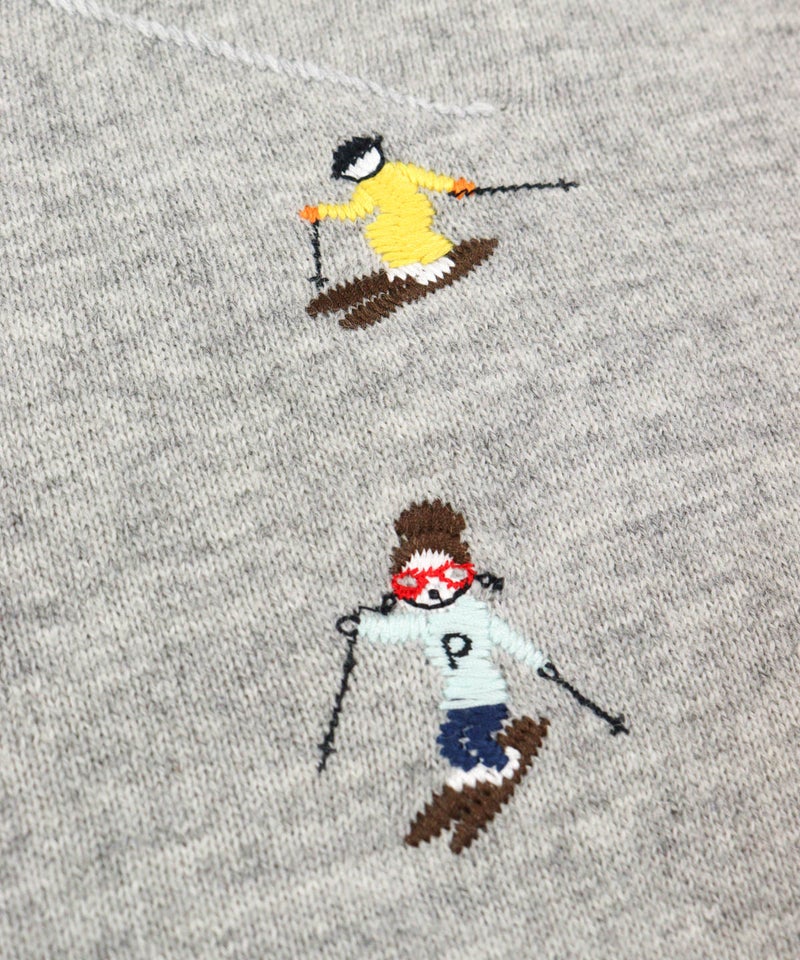 刺繍部分(ライトグレー)