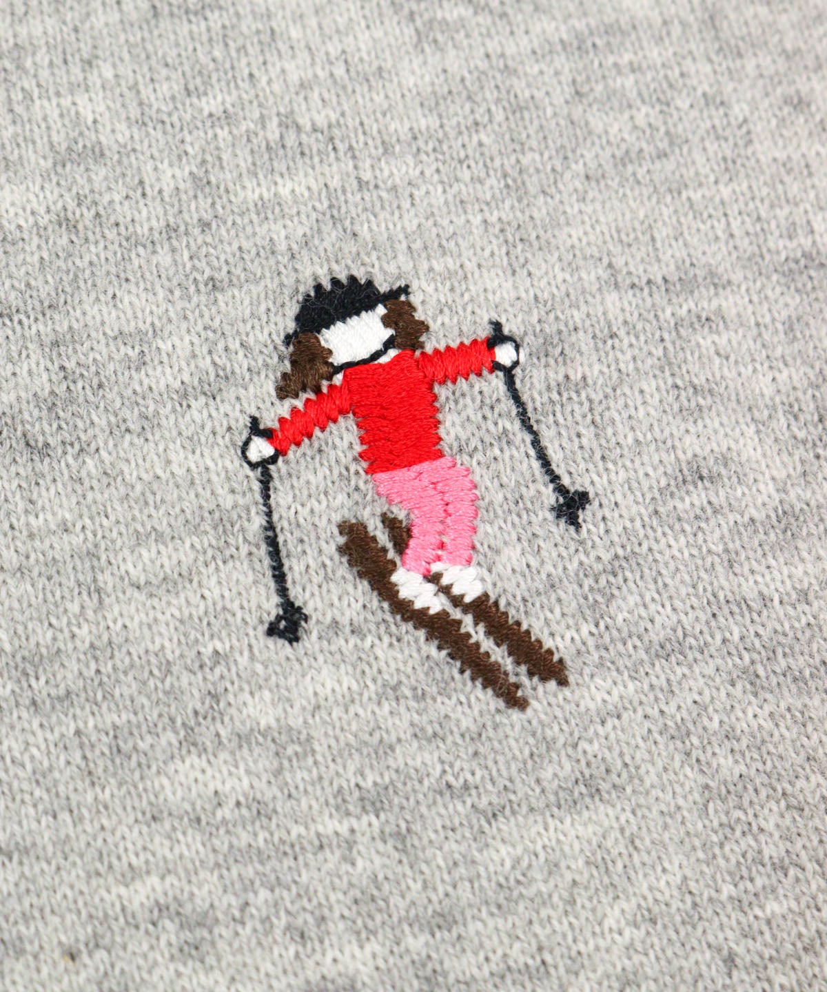 刺繍部分(ライトグレー)
