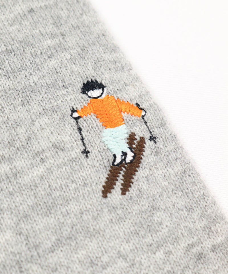 刺繍部分(ライトグレー)