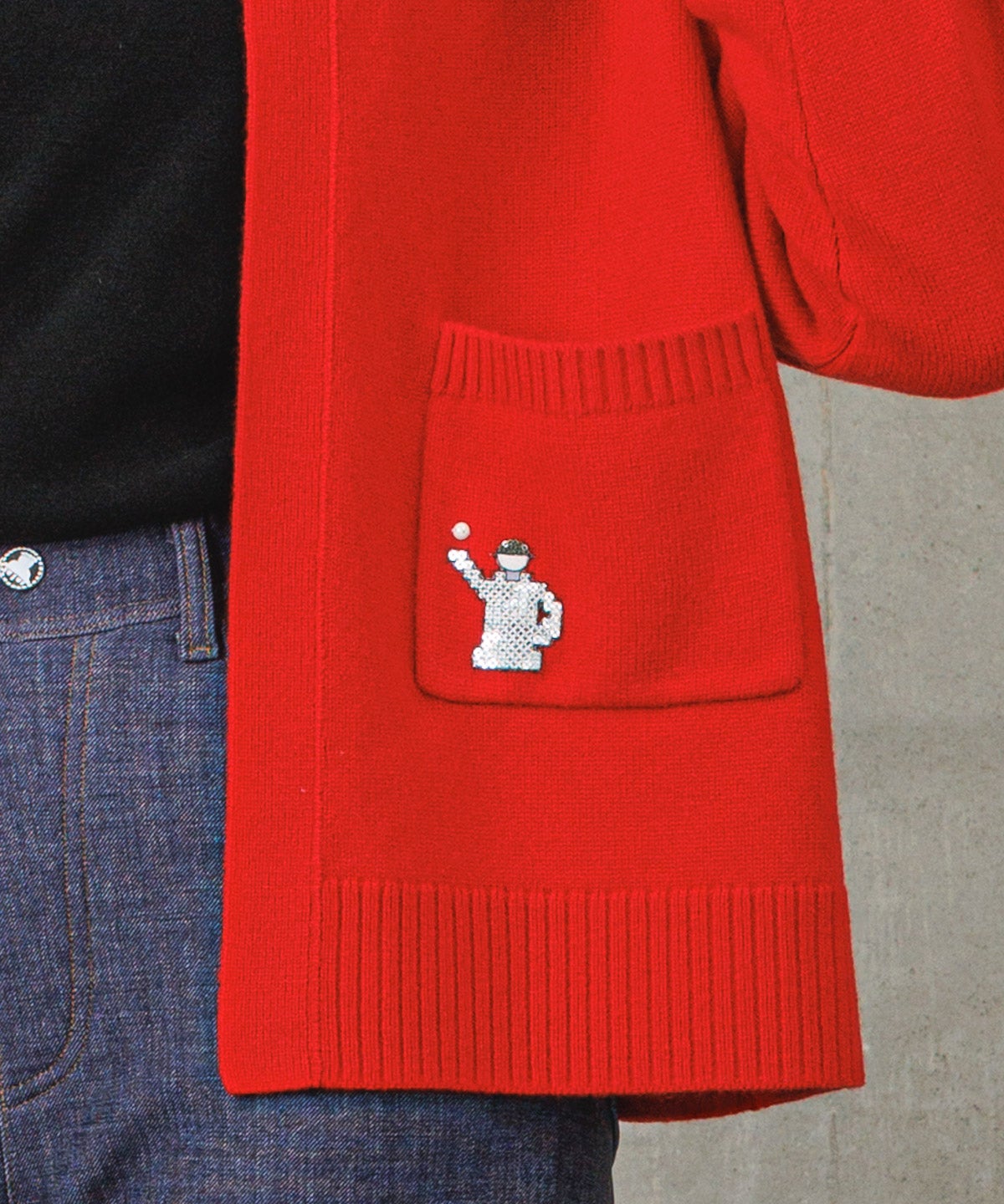 モデル着用画像(レッド)