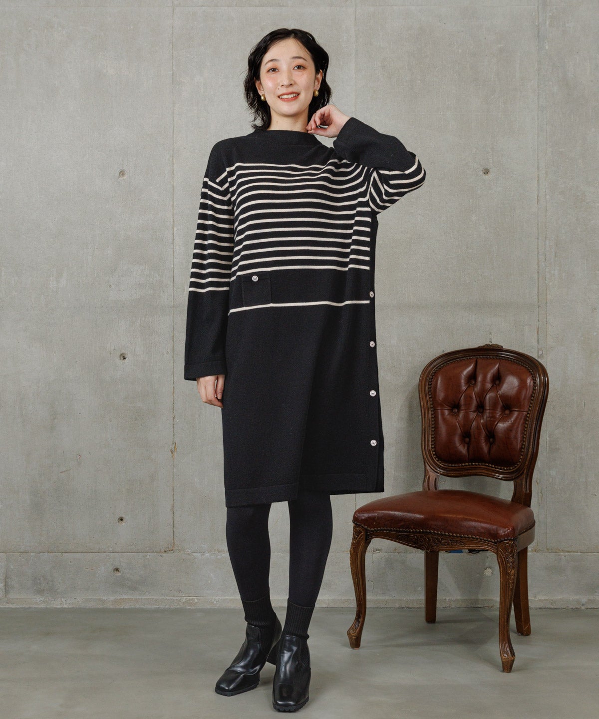 モデル着用画像(ブラック)