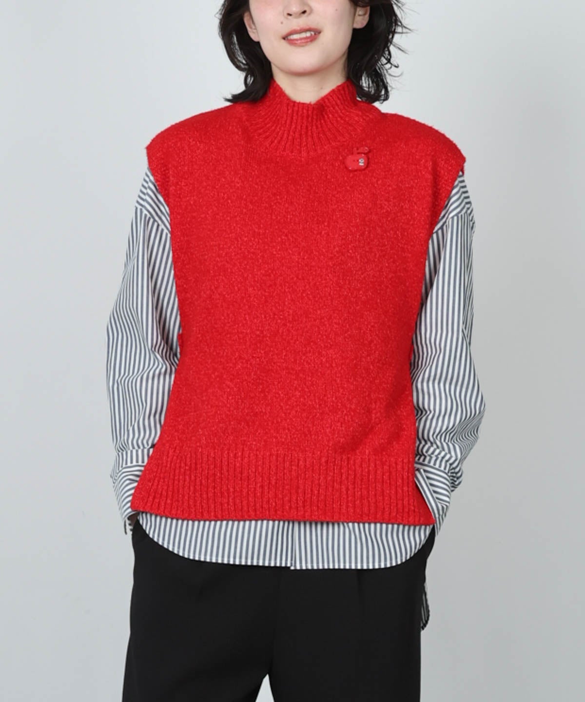 モデル着用画像（レッド）