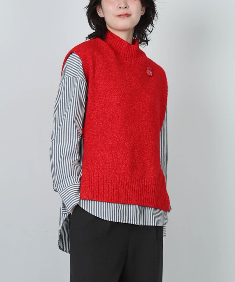 モデル着用画像（レッド）