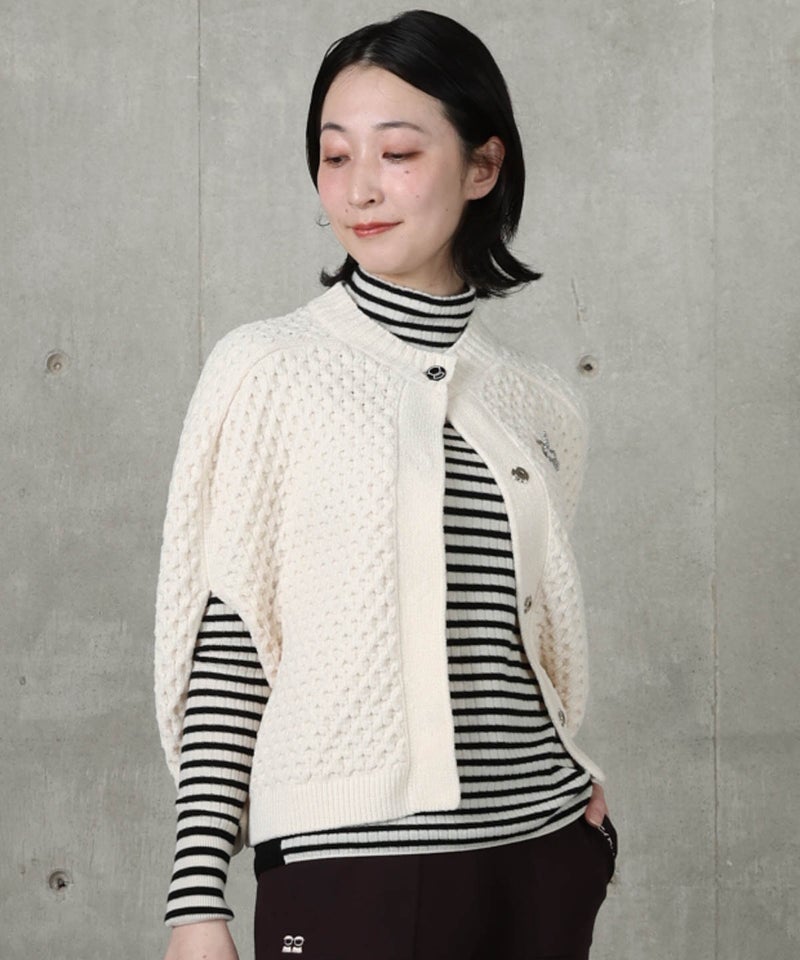 モデル着用画像(ホワイト×ブラック)