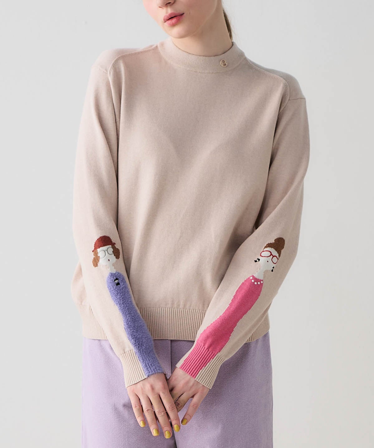 モデル着用画像（ベージュ）