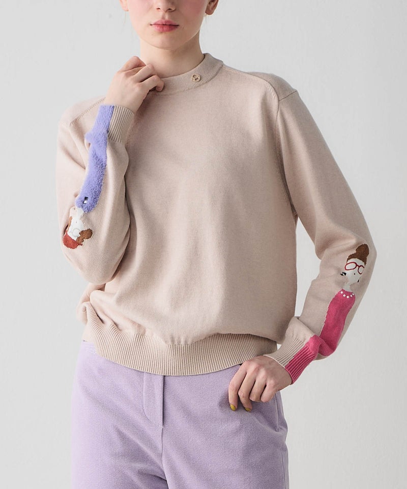 モデル着用画像（ベージュ）