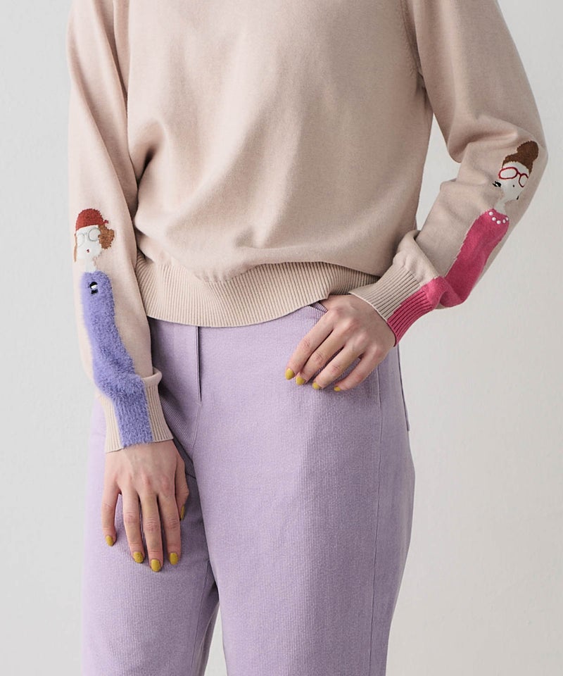 モデル着用画像（ベージュ）