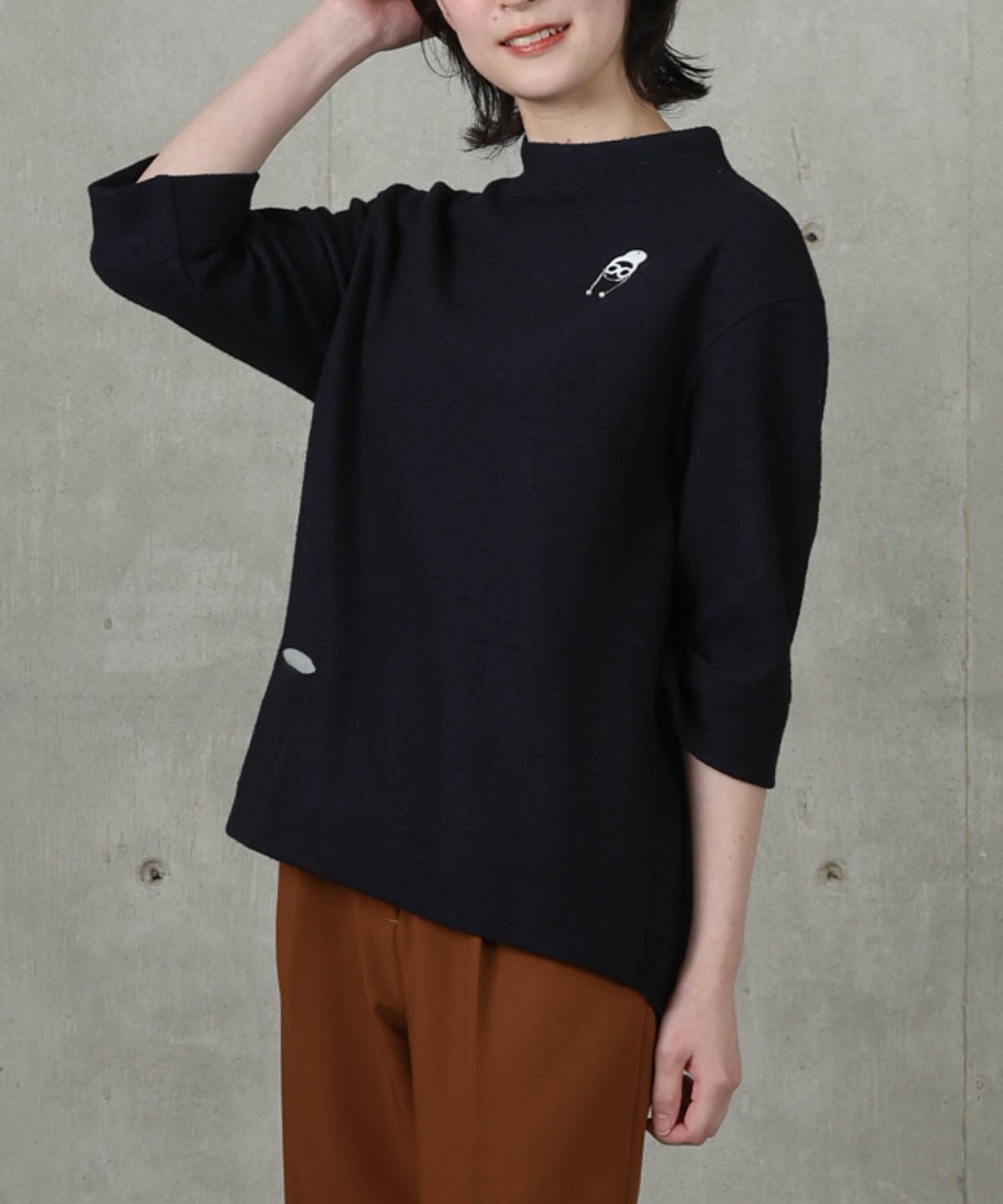モデル着用画像(ネイビー)