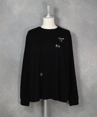 ビーズ刺繍プルオーバー(ブラック）前