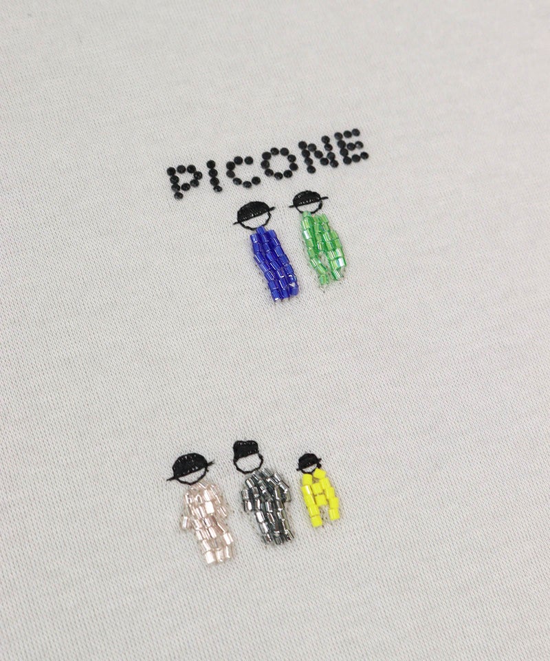 刺繍アップ（ライトグレー）
