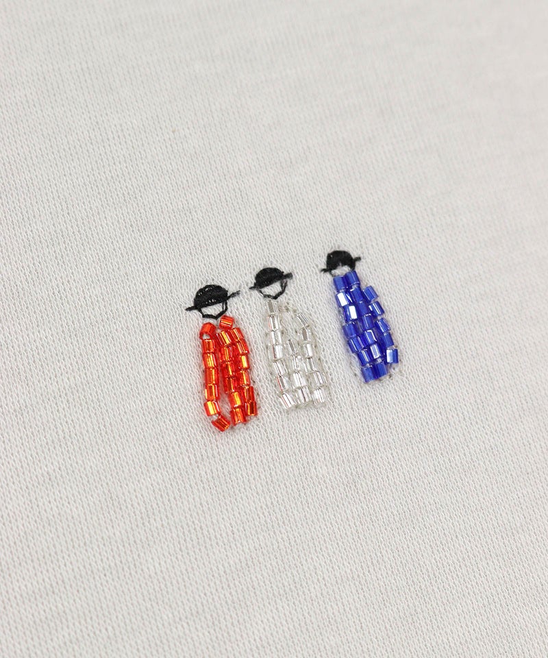 刺繍アップ（ライトグレー）