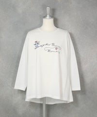 サイドスリットフレアプルオーバー（ホワイト）