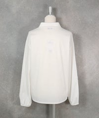 袖刺繍ブラウス（ホワイト）後ろ