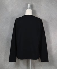 コットン100％プリントプルオーバー（ブラック）後ろ