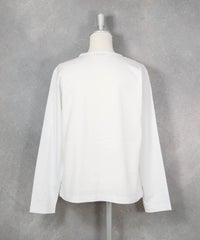 コットン100％プリントプルオーバー（ホワイト）後ろ
