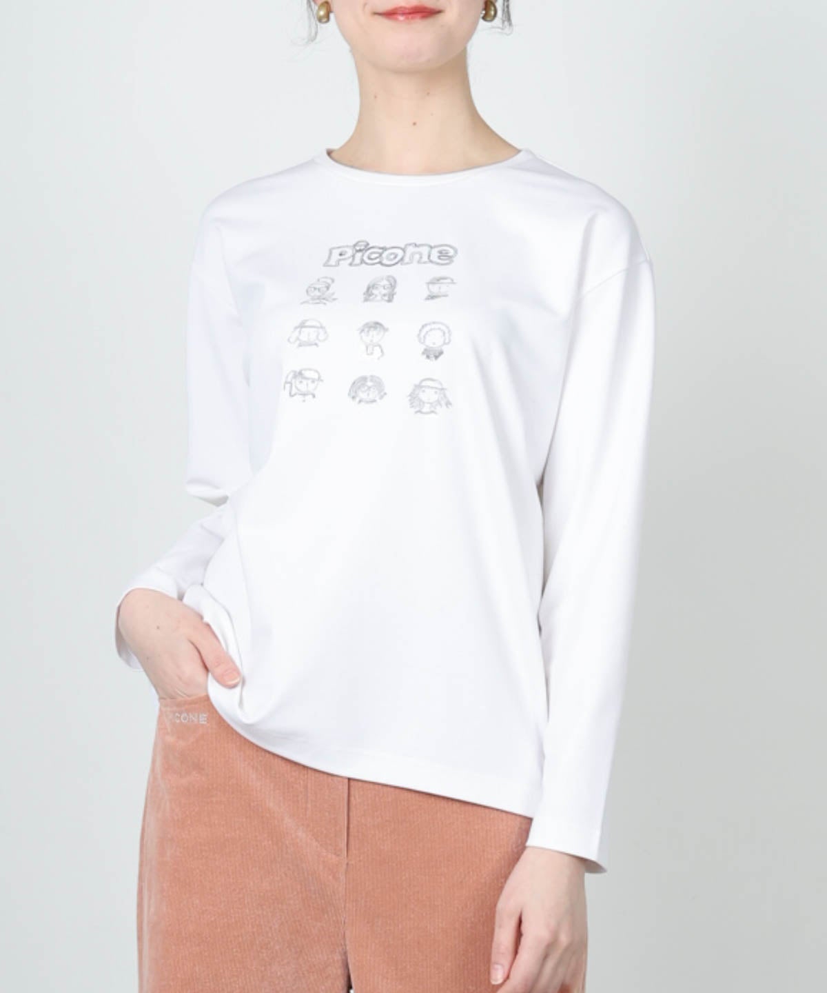 モデル着用画像(ホワイト)
