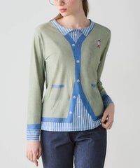 モデル着用画像（ブルー）