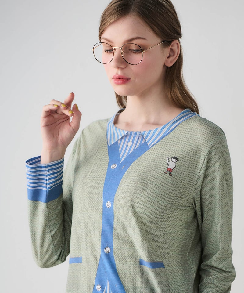 モデル着用画像（ブルー）