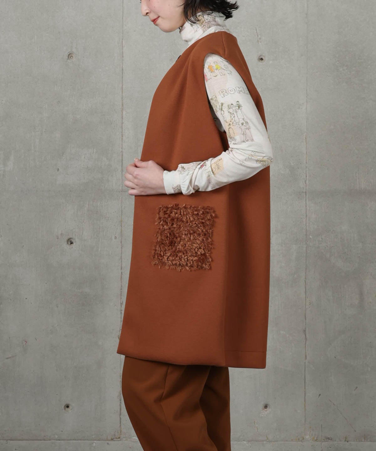 モデル着用画像(ブラウン)