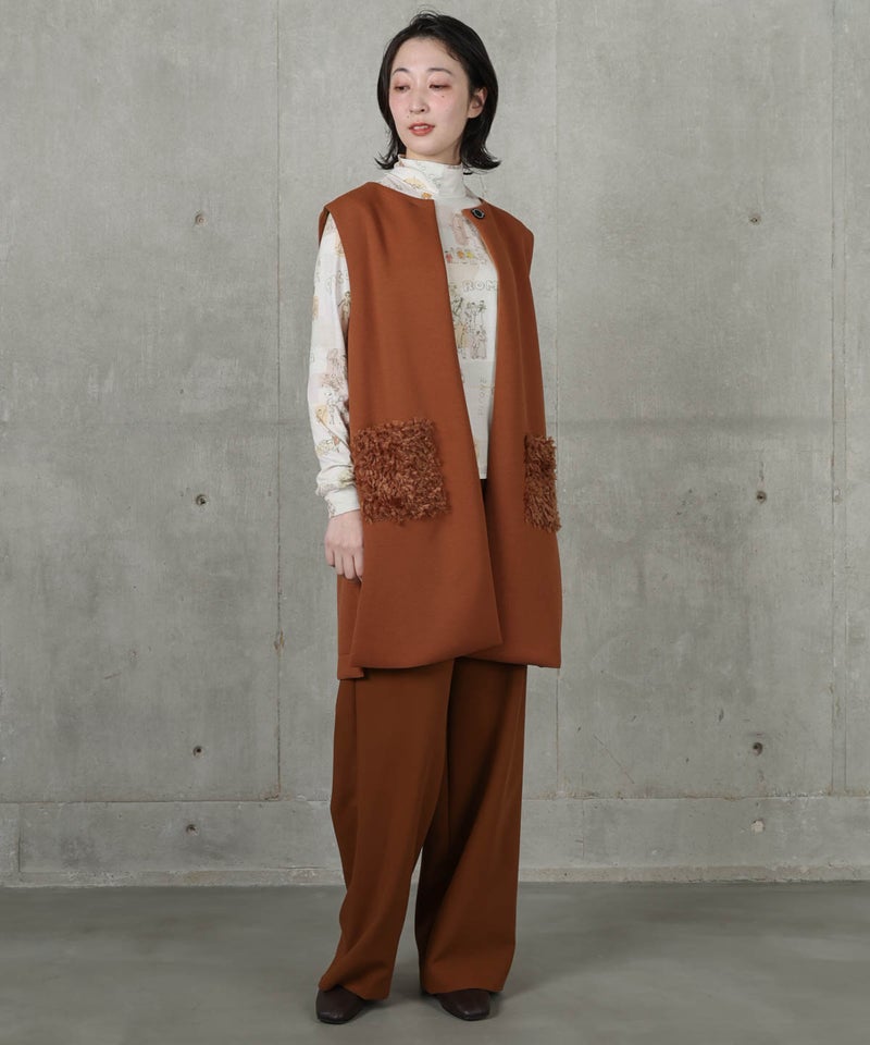 モデル着用画像(ブラウン)