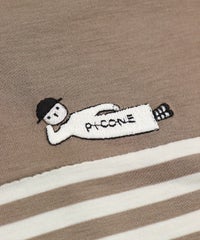刺繍アップ（ブラウン）