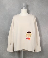 UV冷感ダンボールプルオーバー（ベージュ）前