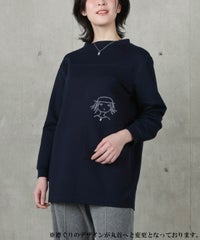 モデル着用画像(ネイビー)