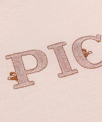ラメ糸刺繡（ピンク）