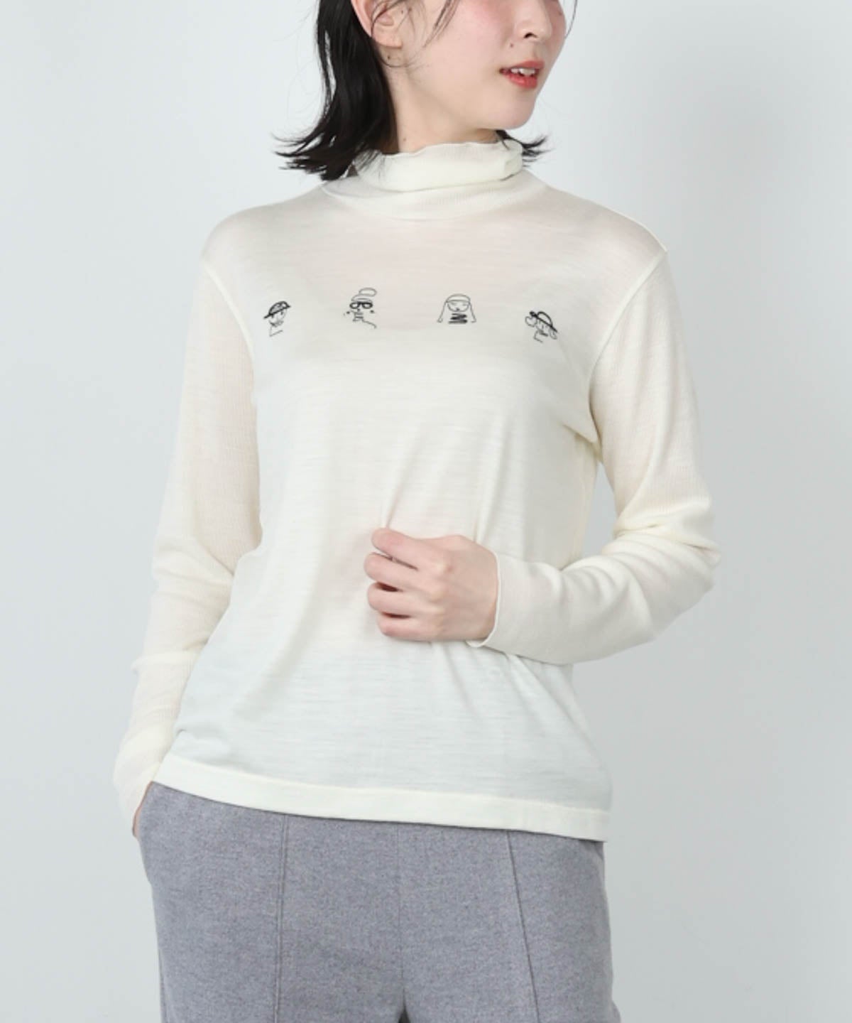 モデル着用画像(ホワイト)