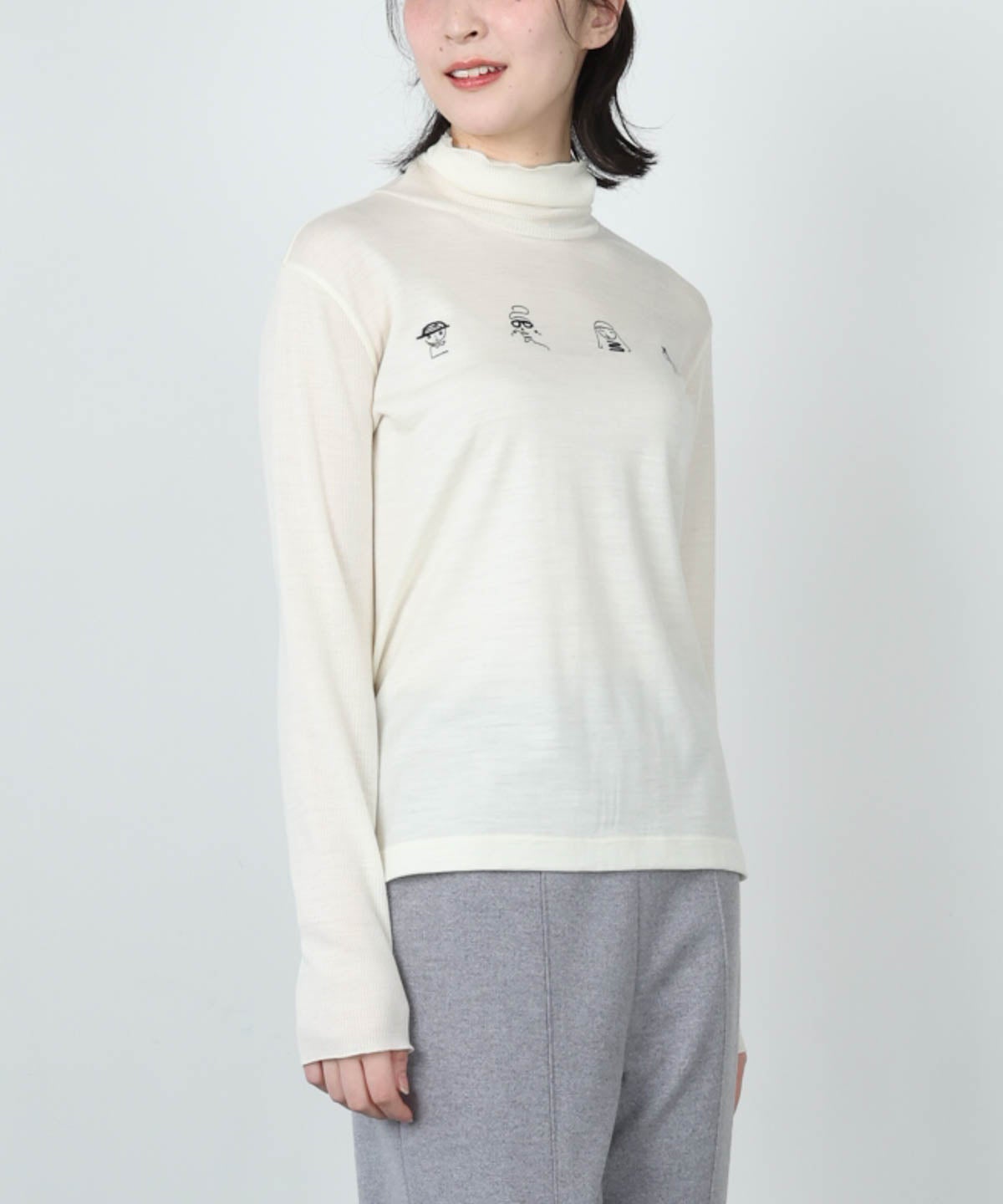 モデル着用画像(ホワイト)