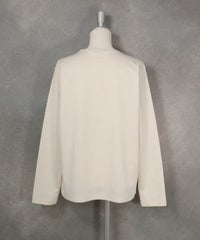 コットン100％カラフル刺繍プルオーバー（ホワイト）後ろ