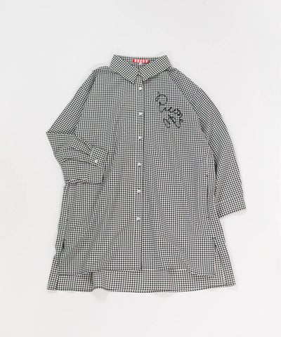 美品◇PICONE◇ピッコーネ◇総柄プリント コットンシャツ◇40 スタジオ 