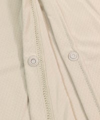 スナップボタン（ベージュ）開け
